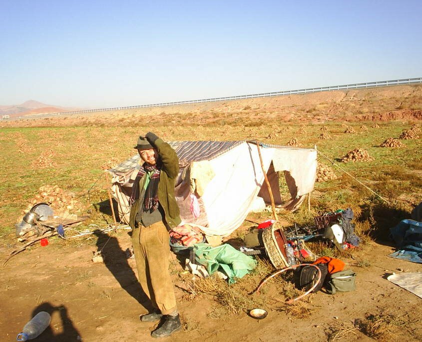 Camping out in Turkey