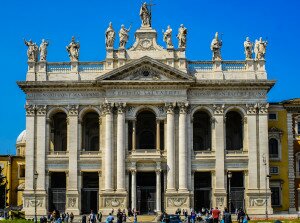 Facade, San Giovanni in Laterano. Photo by Flickr user: Polybert49 